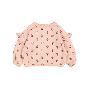 Свитшот флисовый Buho "Baby Fleece Capri Rose", розовый